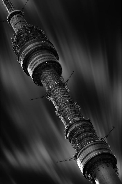 A high resolution view of the Ostankino tower